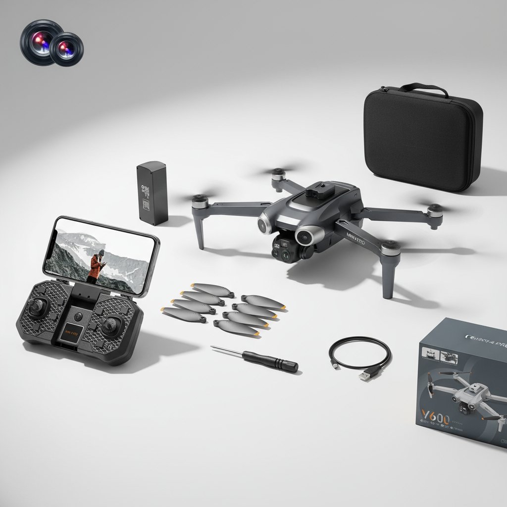 Drone V600 Con Cámara 4k Y Evitación De Obstáculos - Imagen 3