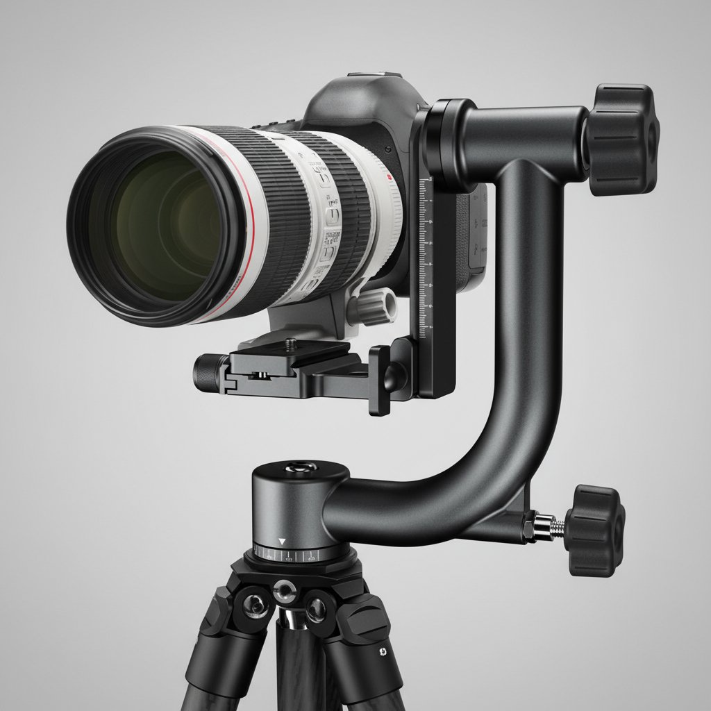 Gimbal Cabeza Trípode De 360° Carga 20kg – Fotografía Video